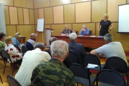 Новгородская область. Председатель ВСЖ "Надежда России" Нина Останина провела прием в Демянском районе