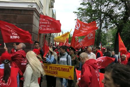 Чувашские коммунисты приняли участие в протестной акции в Ульяновске