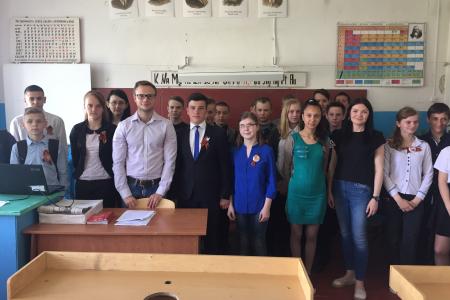 Белгородская область. Продолжается цикл уроков: «Юные герои Отечества»