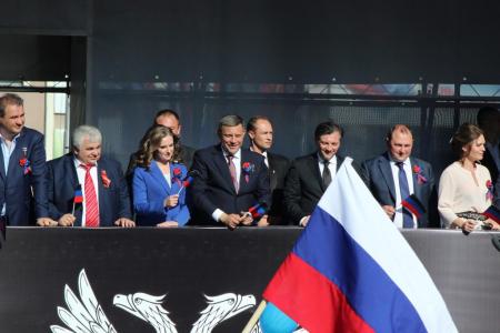 Казбек Тайсаев с 10 по 12 мая принял участие в праздничных мероприятиях в ДНР и ЛНР