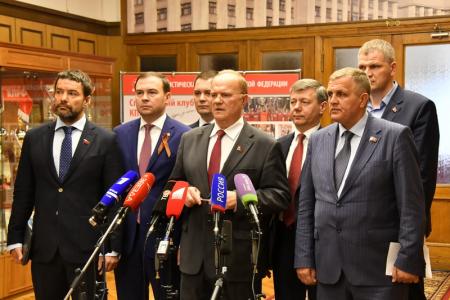 Г.А. Зюганов: «Голосовать за этот курс, эту команду и такого премьера наша фракция не будет»
