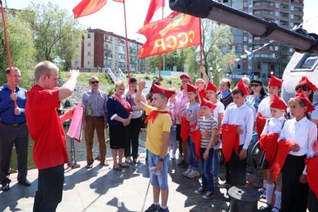 В городе Энгельсе Саратовской области состоялся приём в пионеры