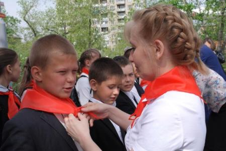 Забайкальский край. Более сотни школьников пополнили ряды пионерии