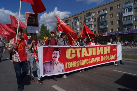 Пензенская область. День Победы в колонне со Сталиным