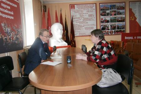Права предпринимателей и исполнение решений судов стали основными темами приёма избирателей депутатом Государственной Думы Владимиром Поздняковым в Чите