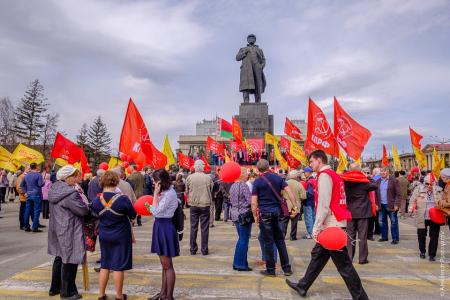 Красный Первомай в Красноярске