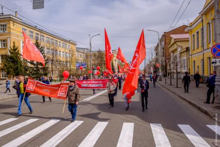 Красный Первомай в Красноярске