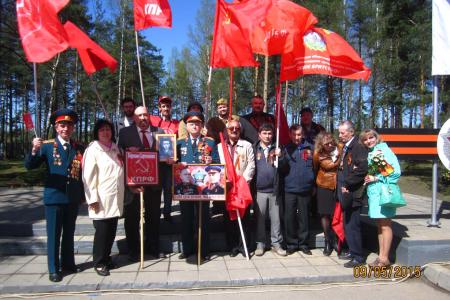 Ленобласть под красными флагами Победы