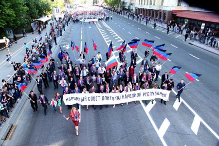 Казбек Тайсаев с 10 по 12 мая принял участие в праздничных мероприятиях в ДНР и ЛНР