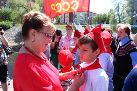 В городе Энгельсе Саратовской области состоялся приём в пионеры
