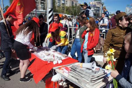 В День Победы ивановские коммунисты прошли по областному центру «Колонной Памяти»