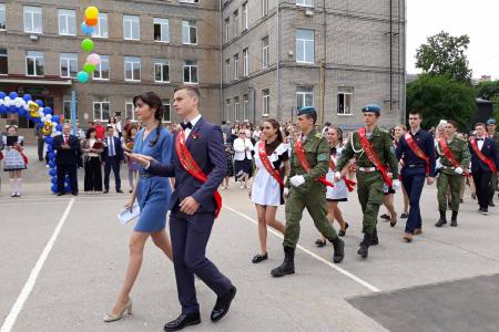 Последний звонок в рязанских школах