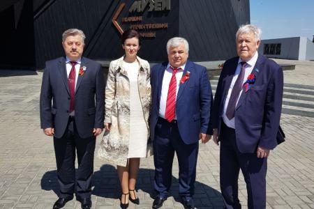Казбек Тайсаев с 10 по 12 мая принял участие в праздничных мероприятиях в ДНР и ЛНР