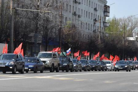 Тульский обком КПРФ провел автопробег в честь Дня Победы