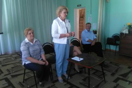 Председатель ВСЖ "Надежда России" Н.А. Останина провела встречи в Старорусском районе Новгородской области