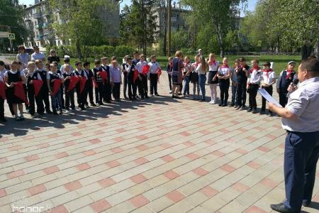 Самарская область. 18 мая в посёлке Берёза состоялся приём в пионеры