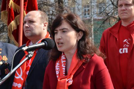 Первомайская демонстрация и митинг в Рязани