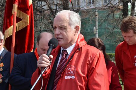 Первомайская демонстрация и митинг в Рязани