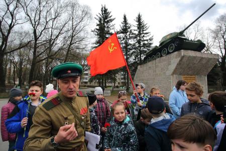 Авторский экскурсионный маршрут, посвященный Великой Отечественной войне, открыт в городе Кириши Ленинградской области