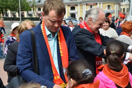 В Рязани прошла торжественная линейка, посвящённая 96-летию пионерской организации