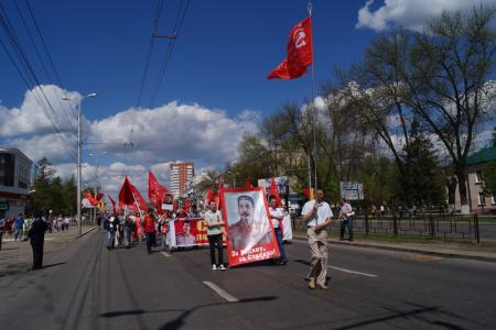 Пензенская область. День Победы в колонне со Сталиным