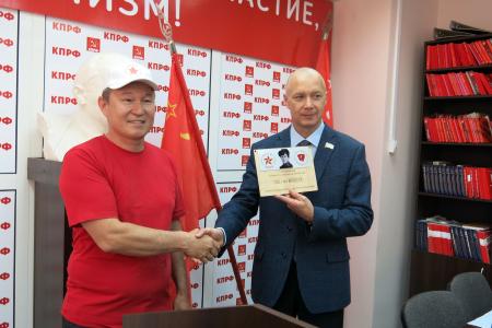 Члены Чувашского рескома КПРФ встретились с делегацией Коммунистической Народной партии Казахстана