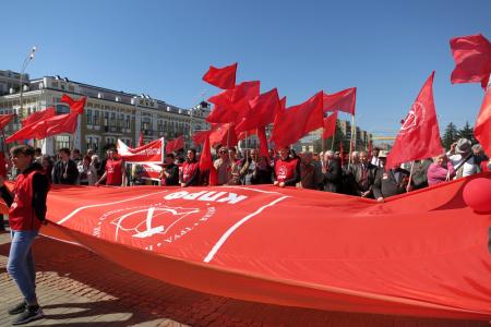 Тысячное "ура!" в день Первомая в Тамбове