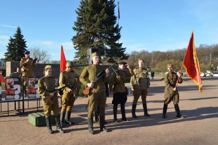 В Санкт-Петербурге при поддержке КПРФ прошла акция "Звезда Победы"