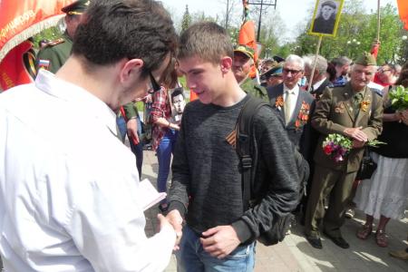 Белгородские коммунисты и их союзники приняли участие в шествии Бессмертного полка