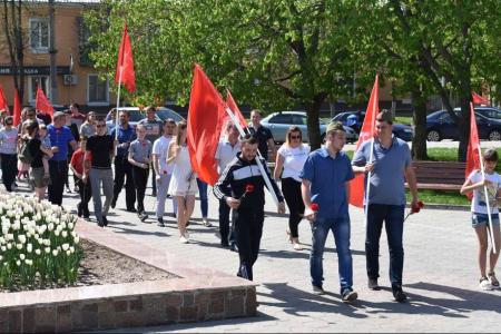 Тульский обком КПРФ провел автопробег в честь Дня Победы