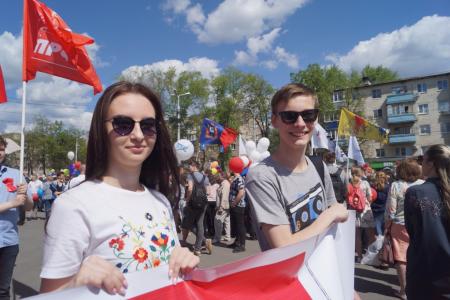 Пензенская область. День Победы в колонне со Сталиным