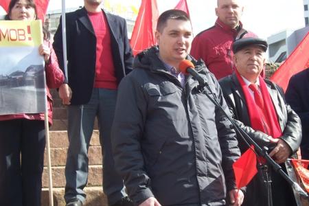 Татарстан. 1 мая - в День международной солидарности трудящихся –  казанские коммунисты провели митинг