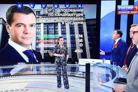 Юрий Афонин в эфире «России-1»: Голосование по кандидатуре Медведева подтвердило, что в стране есть только две политические силы – КПРФ и ЕР