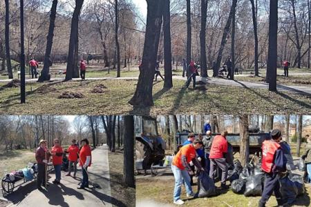 Татарстан, Казань. Коммунисты и общественники провели субботник