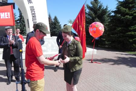 Белгородские коммунисты отметили праздник 1 Мая демонстрацией и митингом