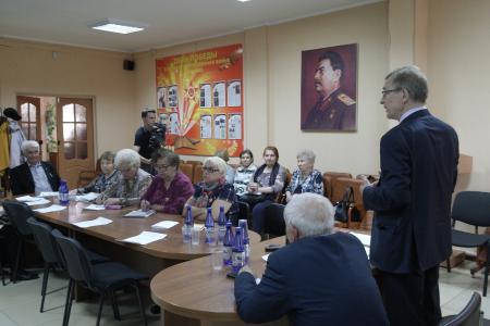 Забайкальский край. Владимир Поздняков встретился с «детьми войны»