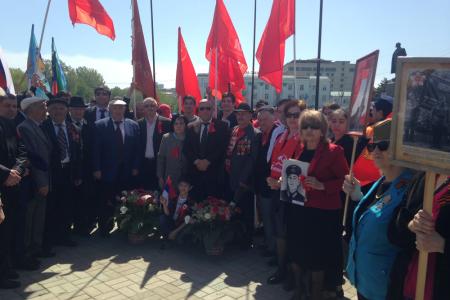 В Махачкале  прошел праздничный митинг, посвященный 73-й годовщине Великой Победы 