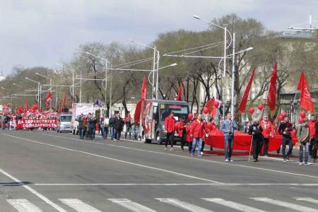 Первомай в Благовещенске