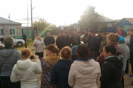 Тюменская область. В деревне Есаулова Тюменского района при поддержке КПРФ прошёл митинг за достойную жизнь