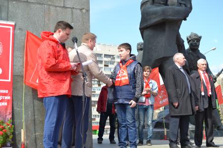 Мир! Труд! Май! Первомайский митинг в Нижнем Новгороде
