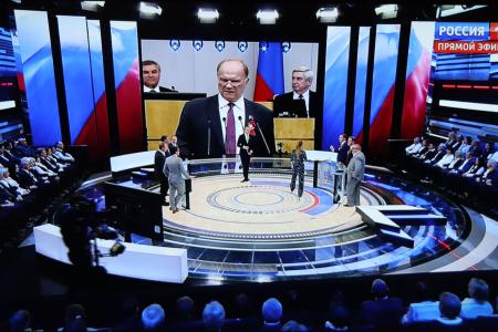 Юрий Афонин в эфире «России-1»: Голосование по кандидатуре Медведева подтвердило, что в стране есть только две политические силы – КПРФ и ЕР
