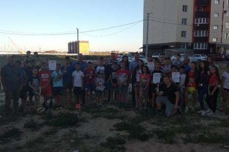 Волгоградская область. Коммунисты города Волжского провели турнир по дворовому футболу среди детских команд