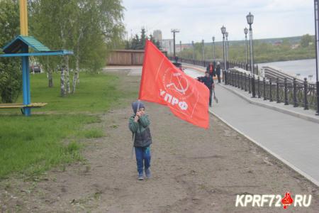 Коммунисты Тюмени посадили аллею экзотических деревьев