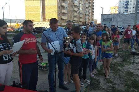 Волгоградская область. Коммунисты города Волжского провели турнир по дворовому футболу среди детских команд