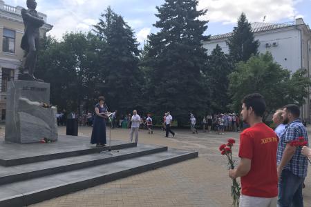 Краснодарский край. Активисты КПРФ и Ленинского Комсомола отметили День русского языка – Пушкинский день России
