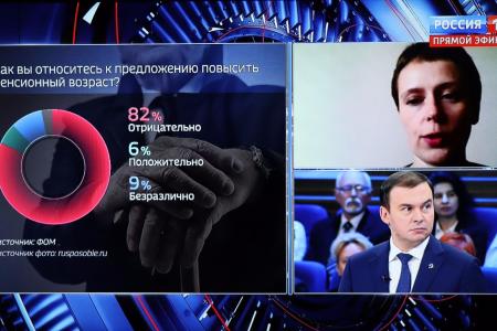 Юрий Афонин в эфире «России-1»: КПРФ сделает всё, чтобы не допустить повышения пенсионного возраста