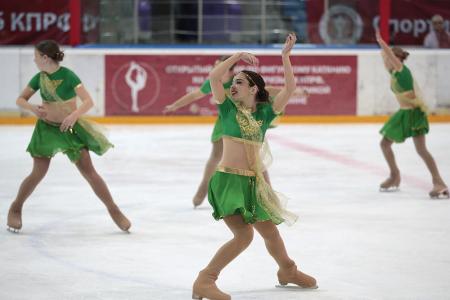 Москва. Спортклуб КПРФ провел детский классификационный турнир по фигурному катанию