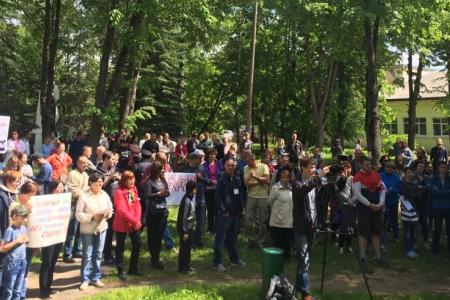 Олег Лебедев выступил на экологическом митинге во Владимирской области