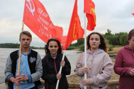 Республика Коми. 22 июня комсомольцы Сыктывкара зажгли «Свечу памяти»