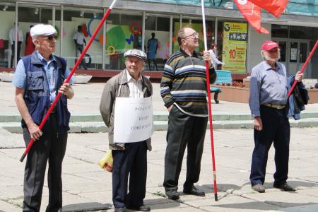 Коммунисты в Благовещенске провели акцию «Наша Родина ‒ СССР»